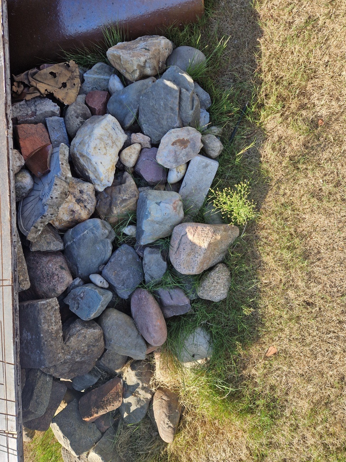 Diverse decoratieve rotsen en keien voor tuin of project, Tuin en Terras, Ophalen, Overige materialen, Gebruikt, Kei