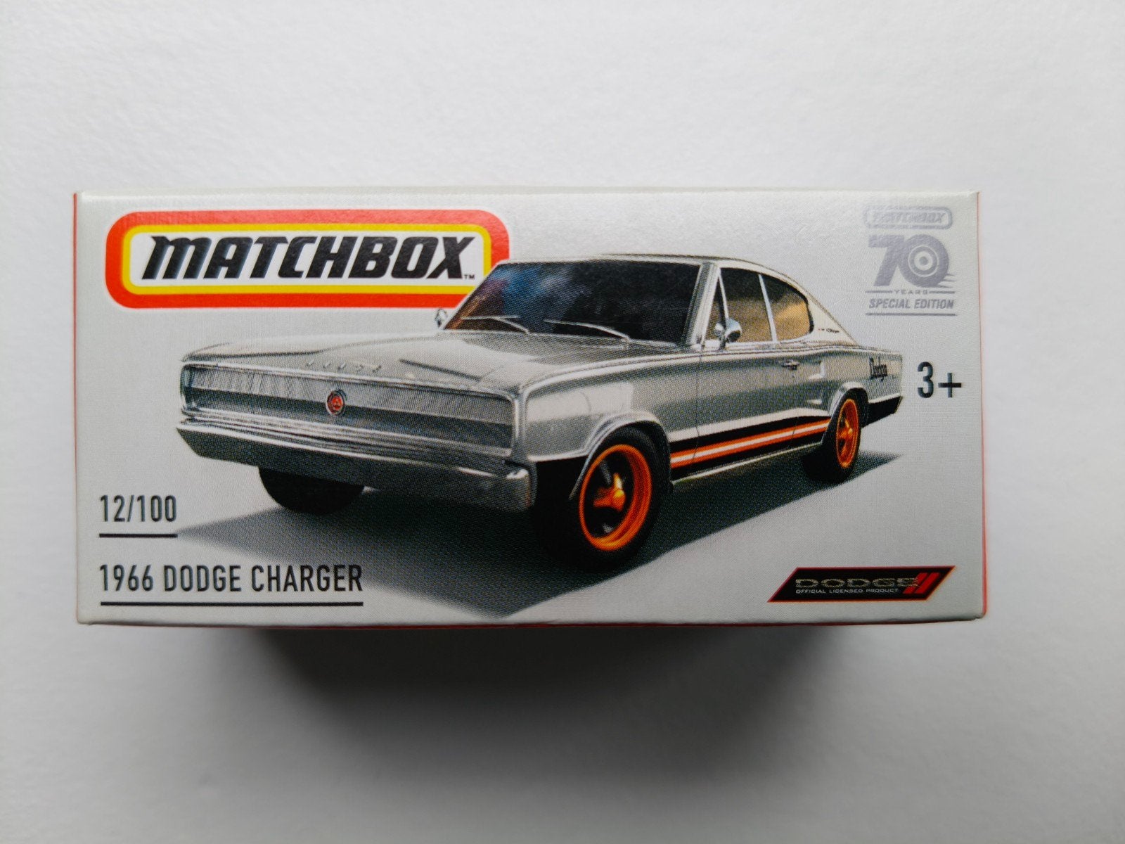 Matchbox Dodge Charger 1966, box, nieuw, Ophalen of Verzenden, Nieuw, Auto
