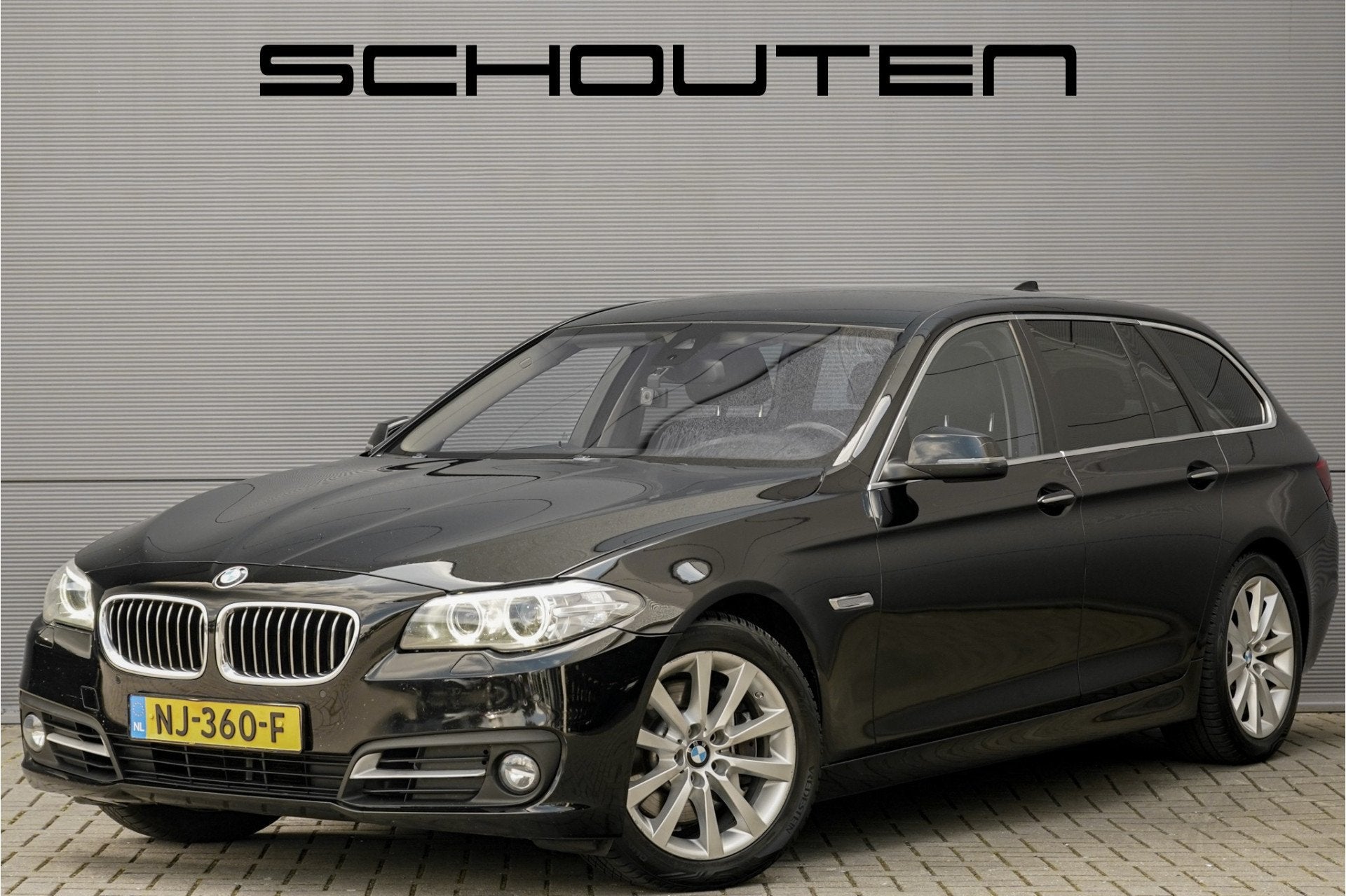 BMW 5 Serie Touring 525xd Handel/Export (bj 2013, automaat), Auto's, Automaat, Euro 5, Zwart, 4 cilinders