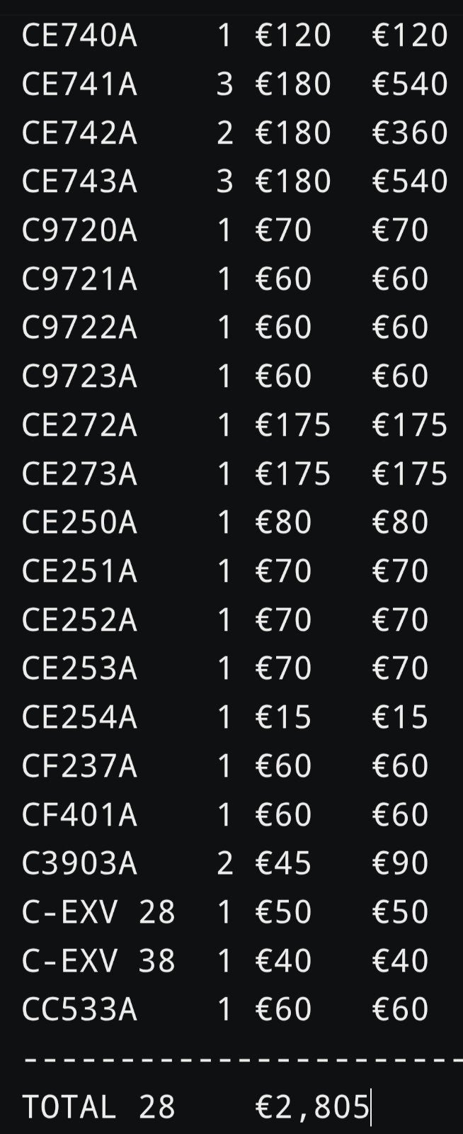 Nieuwe HP/Canon Toners/Cartridges (NOS) - Diverse modellen, Computers en Software, Ophalen, Kleur printen, Canon, HP, Nieuw