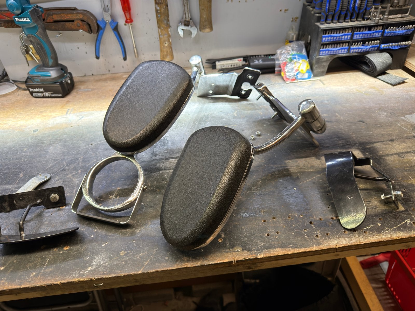 Armsteunen passagier Honda Goldwing 1800 (vanaf 2015), Ophalen of Verzenden, Gebruikt