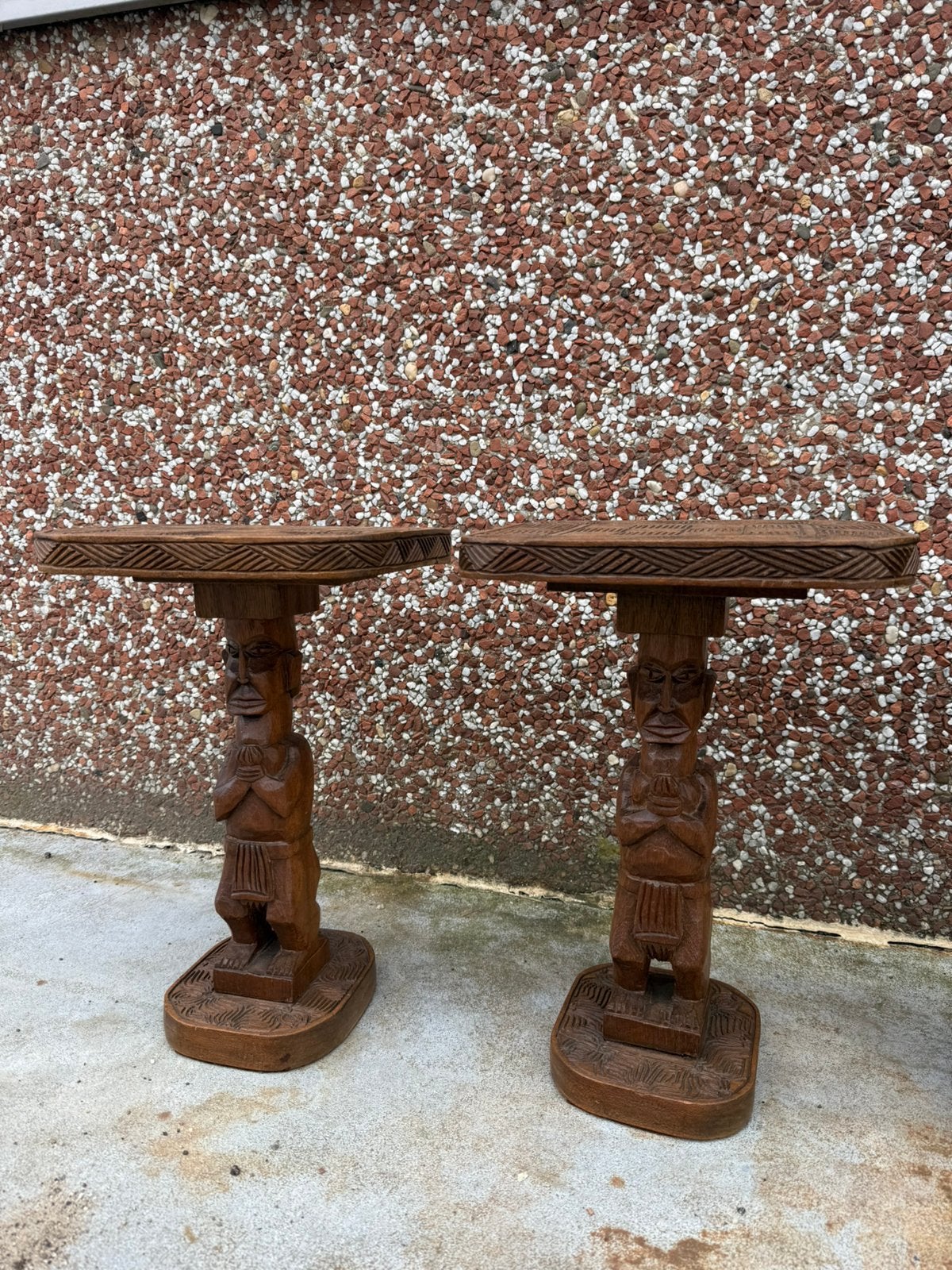 krukjes hout gesneden, Antiek en Kunst, Ophalen