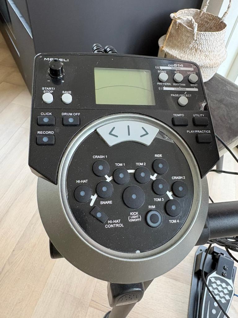Medeli DD514 Electronisch Drumstel - Nette staat, Muziek en Instrumenten, Drumstellen en Slagwerk, Ophalen, Gebruikt, Overige merken