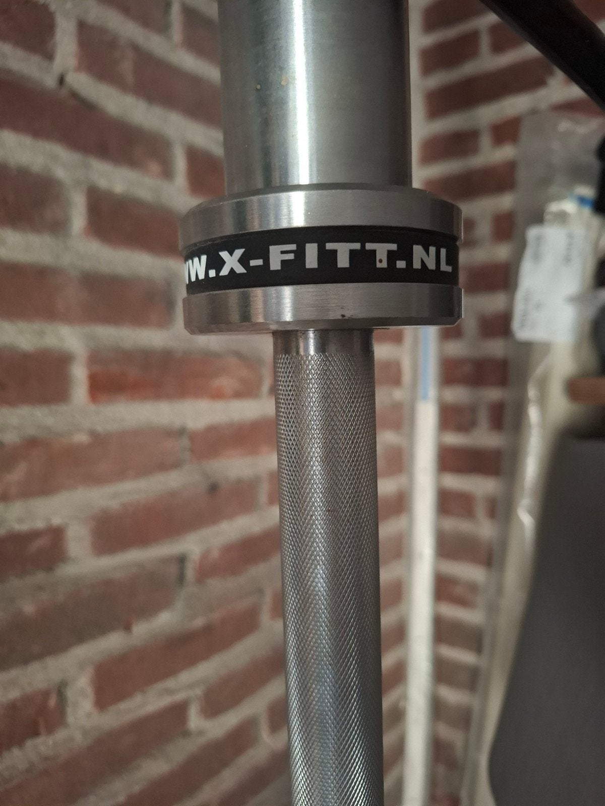 Complete Barbell Set met Gewichten, Clips en Standaard, Sport en Fitness, Fitnessmaterialen, Ophalen, Gebruikt, Rug, Halterset