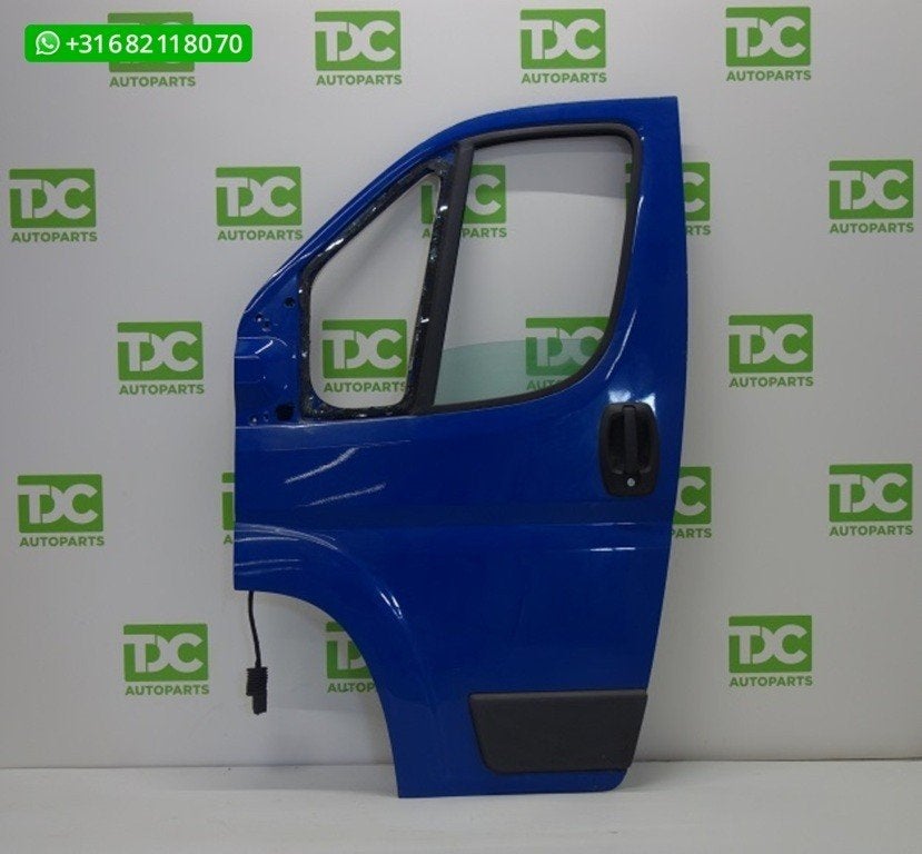 Fiat Ducato bestel ('06-'18) Voorportier links donkerblauw, Gebruikt, Fiat, Deur, Voor