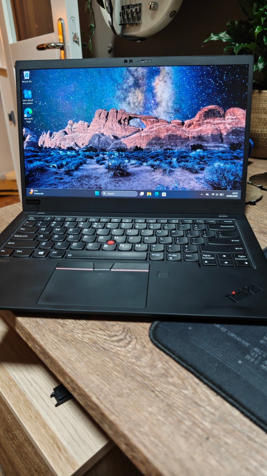 Lenovo ThinkPad X1 Carbon Gen 8 | i7 | 16GB RAM | Win11, 256 GB, 2 tot 3 Ghz, Qwerty, Ophalen of Verzenden