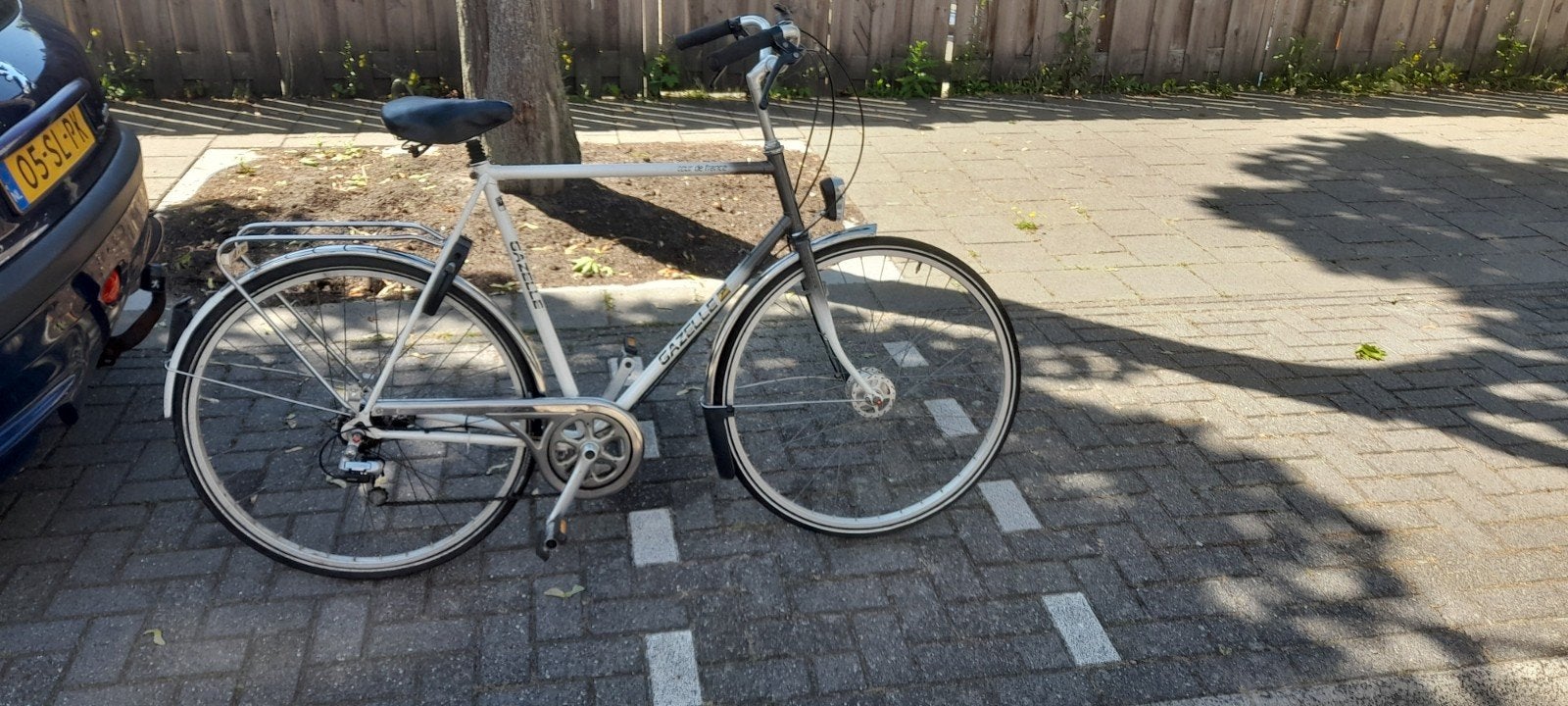 Gazelle Tour de France herenfiets 6 versnellingen 61 cm, Ophalen, Gebruikt, Vering, 61 tot 65 cm