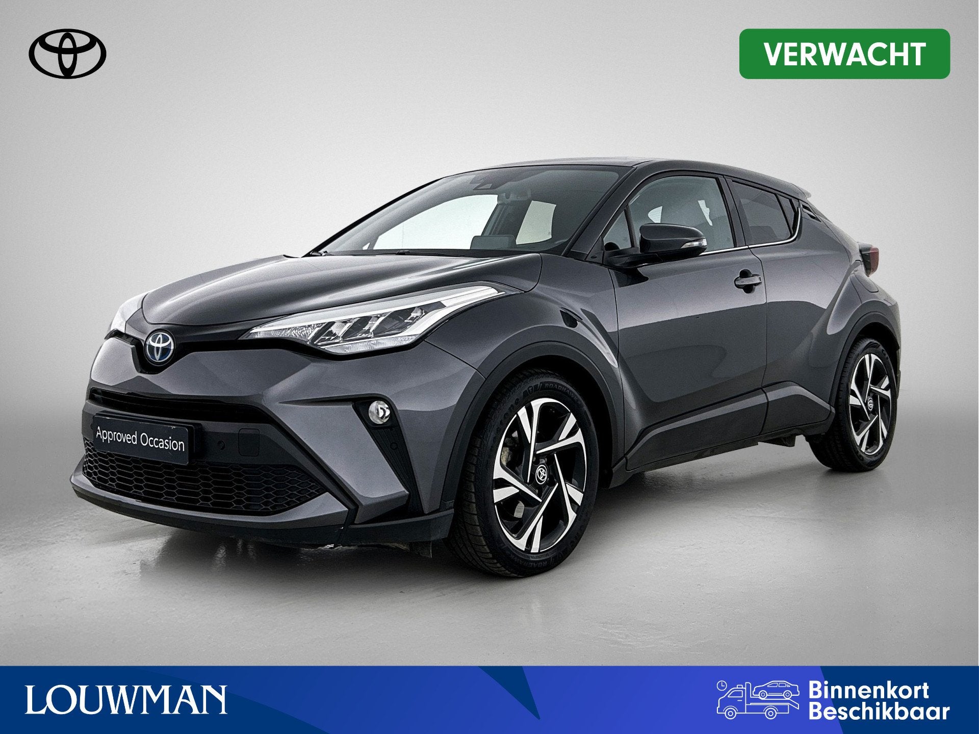 Toyota C-HR 2.0 Hybrid Dynamic | BTW voertuig | Dodehoek det, Auto's, 12 maanden, Gebruikt, Zwart, 4 cilinders