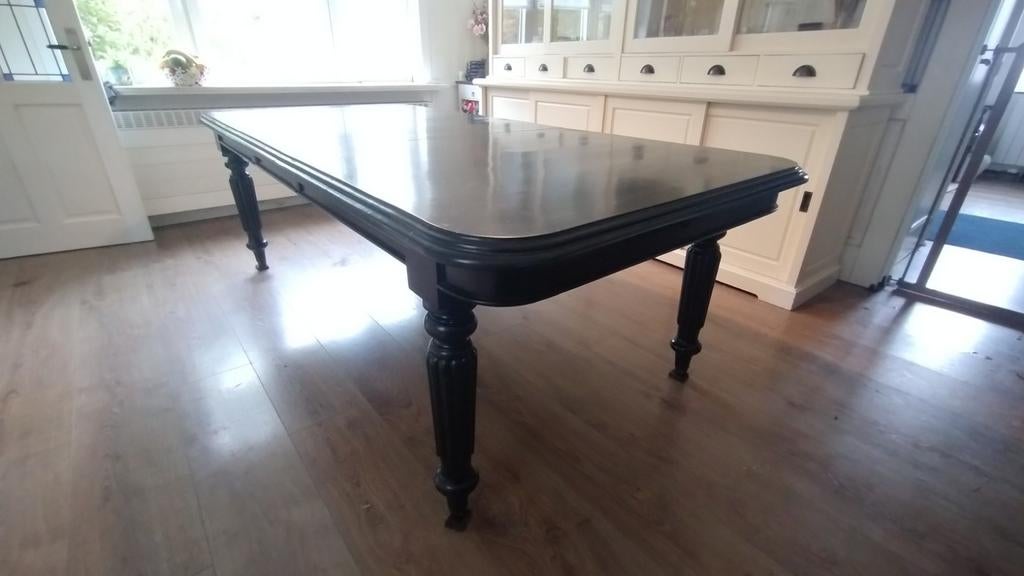 Rofra Houten Eettafel, Ophalen, Gebruikt, 100 tot 150 cm, 200 cm of meer