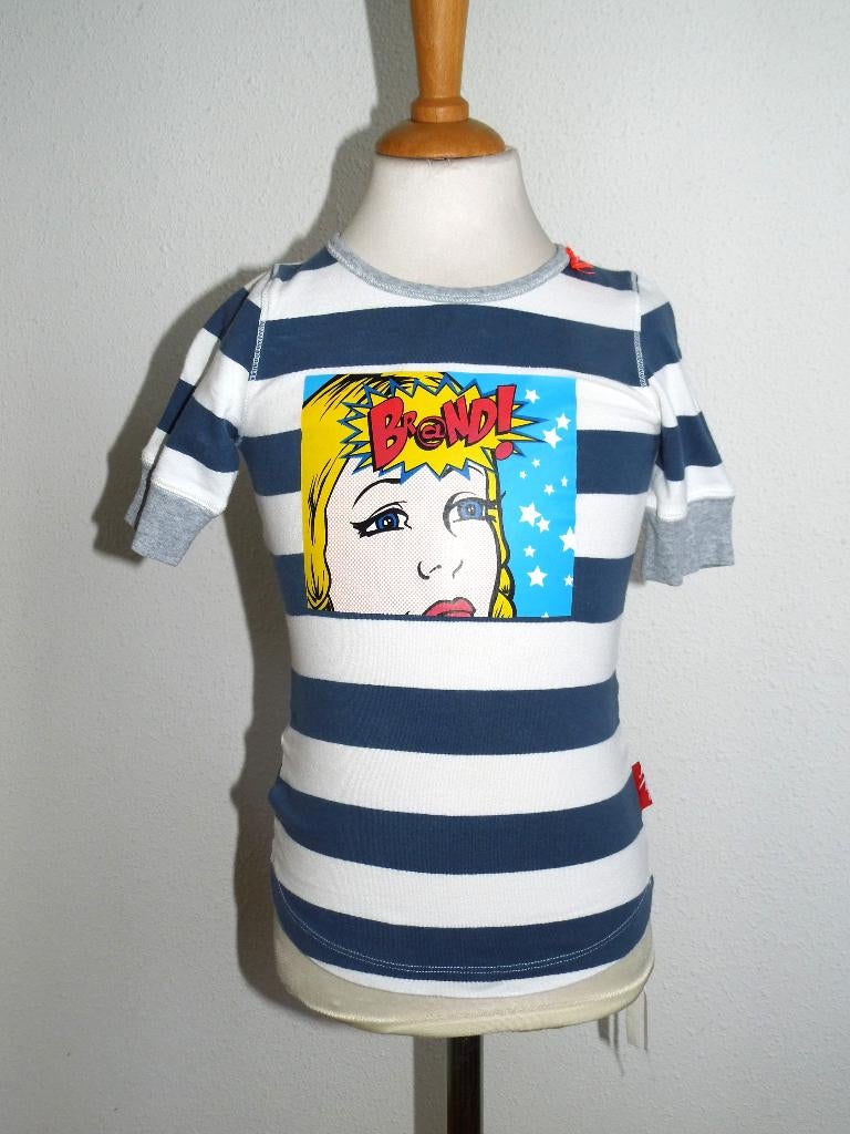 mooi Br@nd Popart shirt maat 110 - 116, Br@nd, Meisje, Ophalen of Verzenden, Zo goed als nieuw