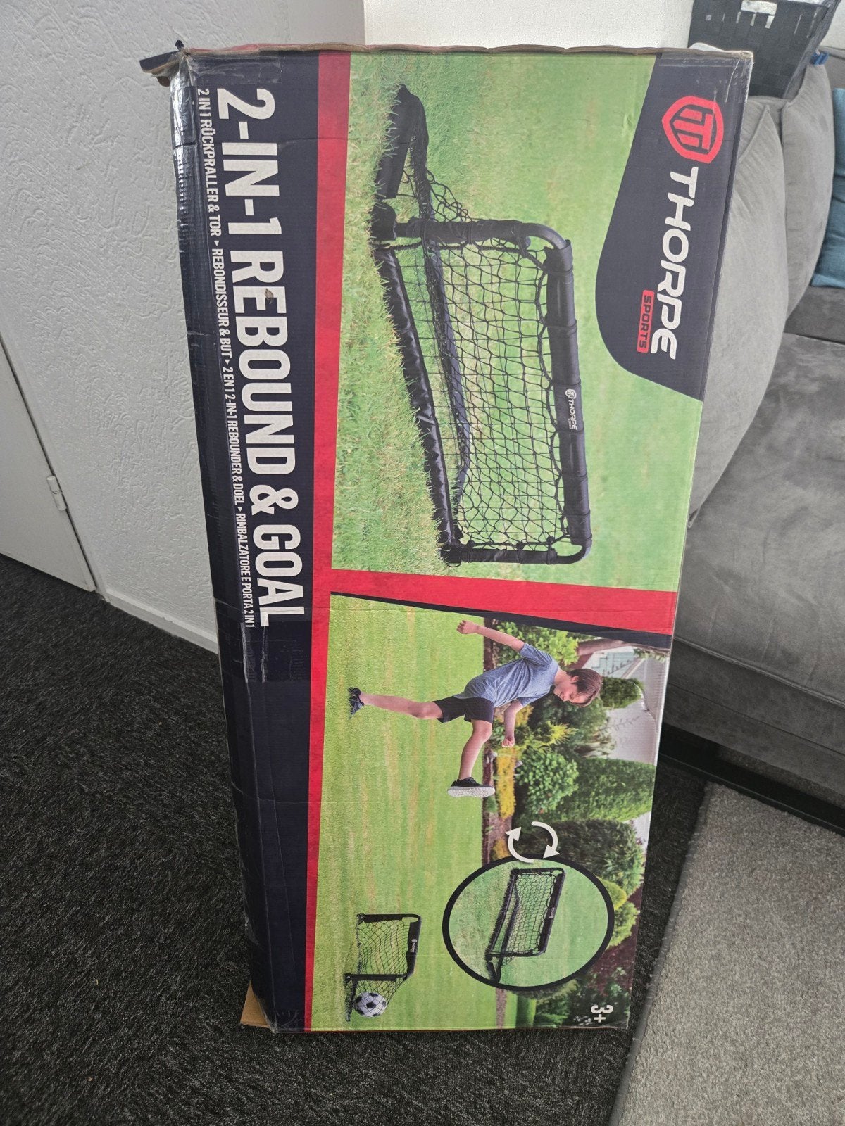 Thorpe Sports 2-in-1 Rebound & Goal voetbaldoel, Ophalen of Verzenden, Zo goed als nieuw, Overige typen