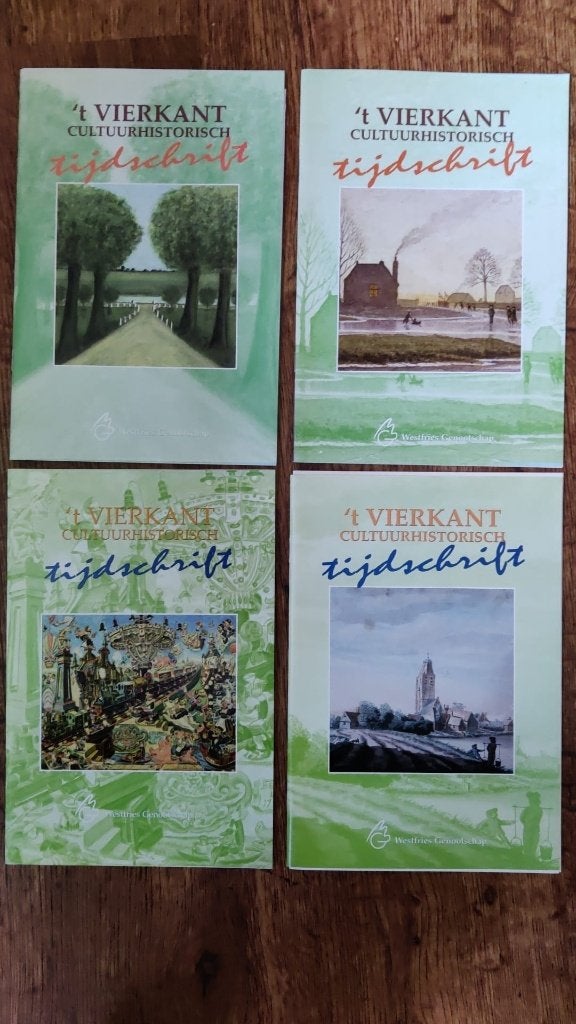 t Vierkant Cultuurhist. tijdschrift Westfries Genootschap 4x, Ophalen of Verzenden, Zo goed als nieuw, Westfries Genootschap
