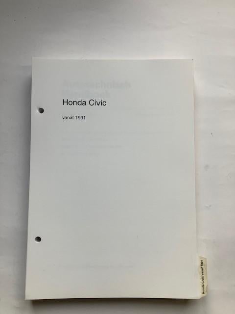 vraagbaak/werkplaats handleiding   Honda  Civic   vanaf 1991, Ophalen of Verzenden