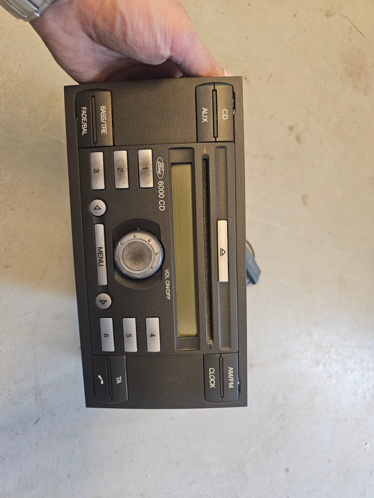 Ford 6000 CD radio autoradio bluetooth aux transit mondeo, Auto diversen, Autoradio's, Ophalen of Verzenden, Gebruikt
