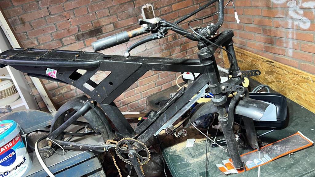 Fatbike frame met stuur goede staat, 59 cm of meer, Ophalen, Gebruikt, Overige merken