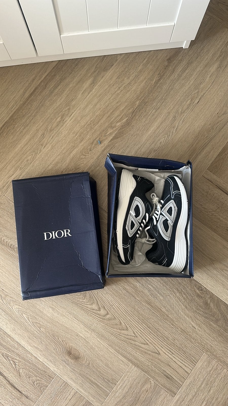 Christian dior B30 schoenen zwart wit., Zwart, Nieuw, Ophalen of Verzenden, Sneakers of Gympen