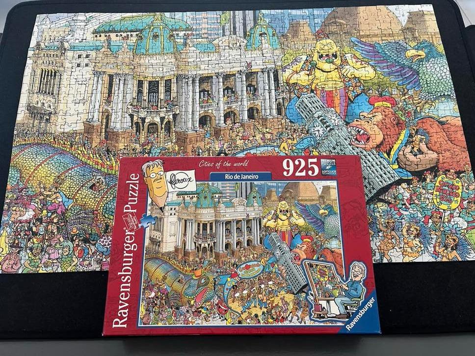 Ravensburger Puzzel Rio de Janeiro Carnaval 925 stukjes, Ophalen, 500 t/m 1500 stukjes, Zo goed als nieuw, Legpuzzel