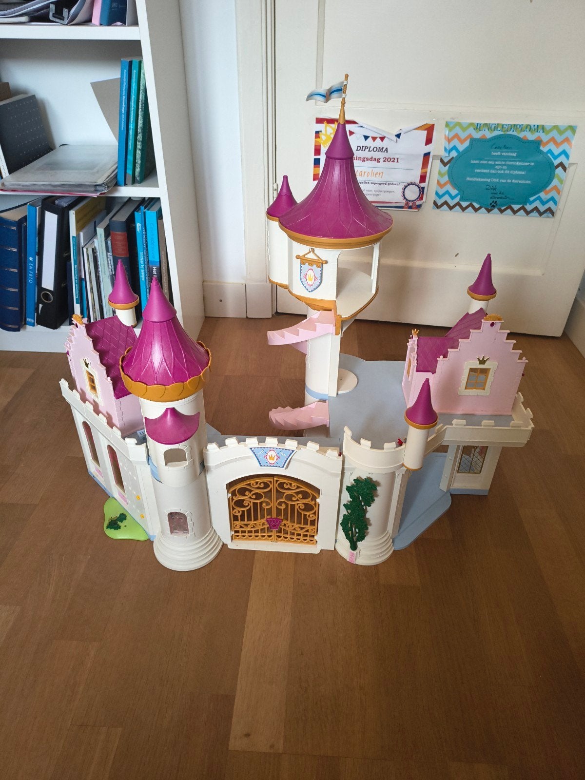 Playmobil Groot Prinsessenkasteel (zonder poppetjes/meubels), Ophalen, Gebruikt, Losse onderdelen, Kasteel/Fort