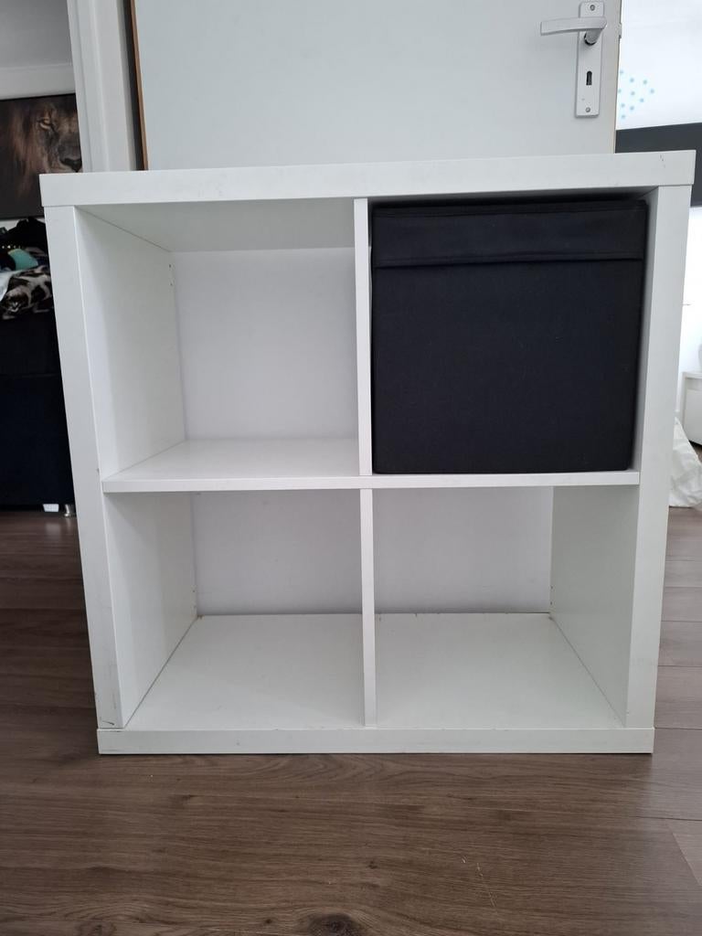 KALLAX open kast wit 77x77 cm, Ophalen, Gebruikt