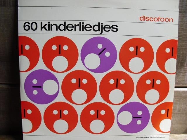 Kinderkoor De Mini-Mutsjes "60 Kinderliedjes" LP, Complilatie, Gebruikt, 6 tot 9 jaar, Ophalen of Verzenden