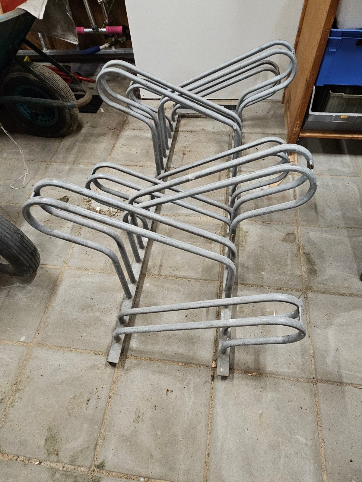 Fiets rek fietsenrek fietsrek 2 zijdig stalen rek, Ophalen