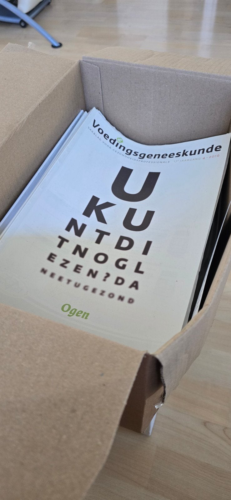 Doos vol Tijdschrift Voedingsgeneeskunde -  Gezondheidsprof., Verzenden, Gelezen, Wetenschap en Natuur
