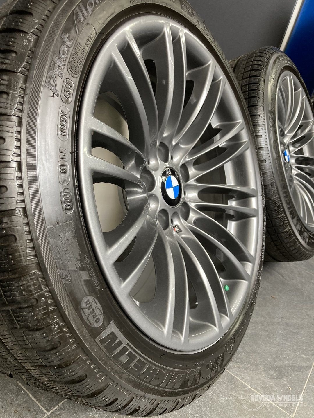 18” originele BMW M3 e92 velgen + winterbanden 219M 5x120, Auto-onderdelen, Banden en Velgen, 18 inch, -, -, Banden en Velgen