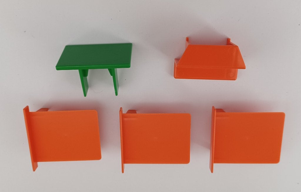 playmobil vintage tafel bank caravan/boot, Ophalen of Verzenden, Gebruikt