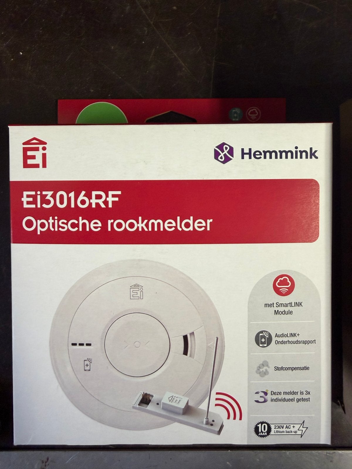 Ei Electronics Ei3016RF Optische Rookmelder 230V SmartLINK, Detector, Sensor of Melder, Nieuw, Ophalen of Verzenden, Rook