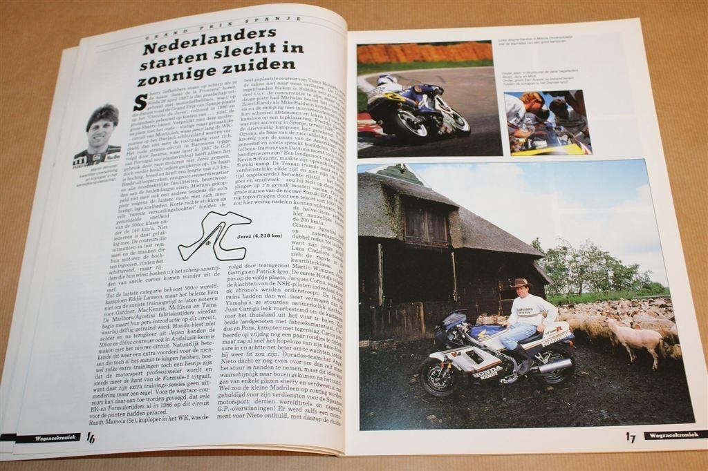 Wegrace Kroniek 87/88 — Compleet Jaarboek Motorraces, Ophalen of Verzenden, Gelezen