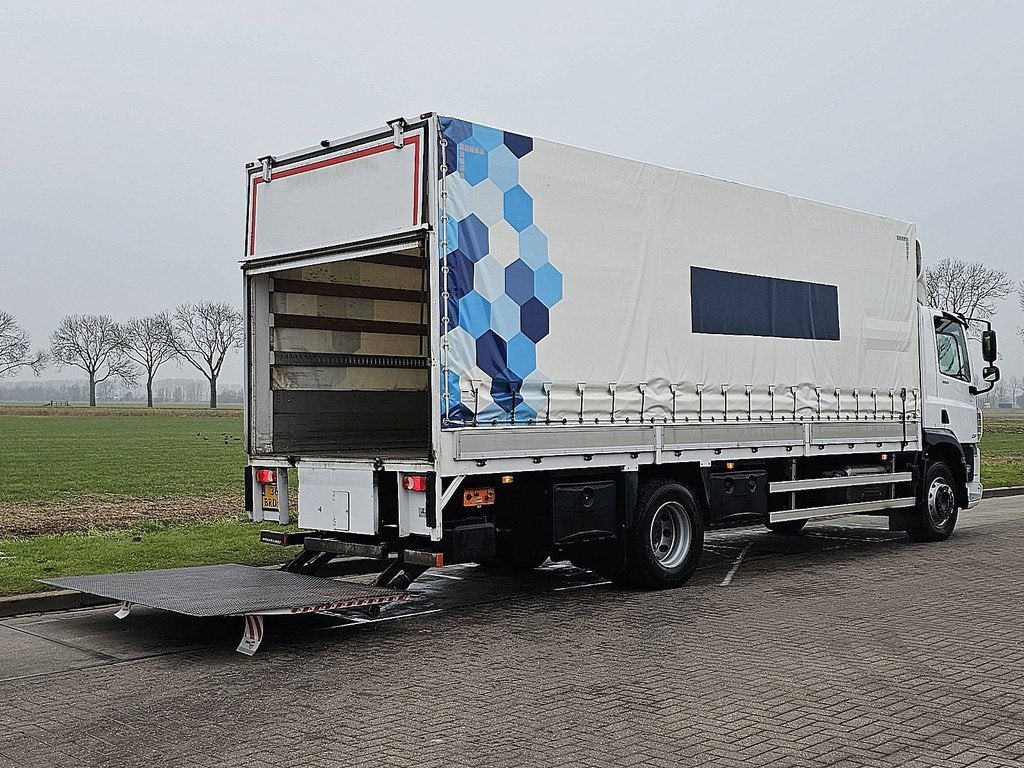 DAF CF 260 19t taillift airco, Automaat, Stoelverwarming, Wit, Origineel Nederlands