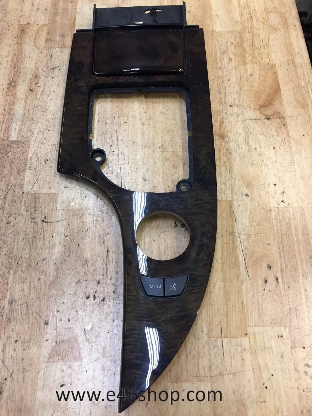 Middenconsole lijst donker hout BMW E60 E61 oe 7059919, Gebruikt, -, -, Ophalen of Verzenden