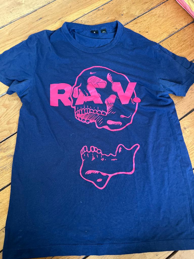 g star raw shirt blauw maat m, Kleding | Heren, T-shirts, G-Star Raw, Ophalen of Verzenden, Zo goed als nieuw, Maat 48/50 (M)