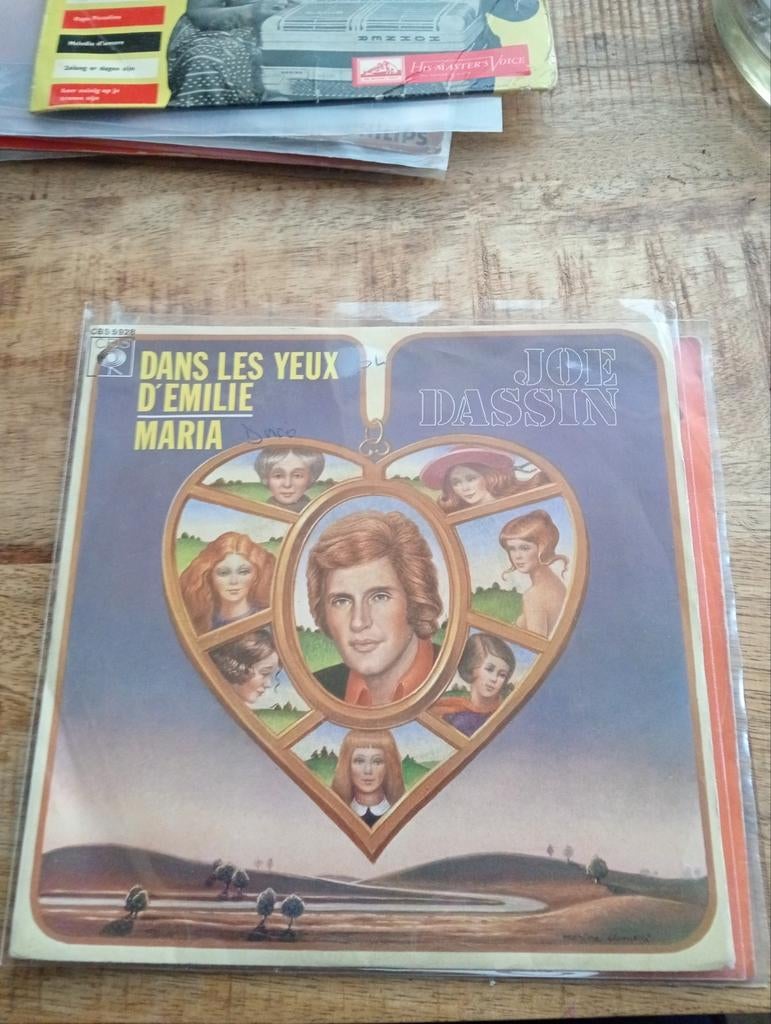Joe dassin - dans les yeux d enilie, Cd's en Dvd's, Vinyl Singles, Ophalen of Verzenden, Zo goed als nieuw, Pop