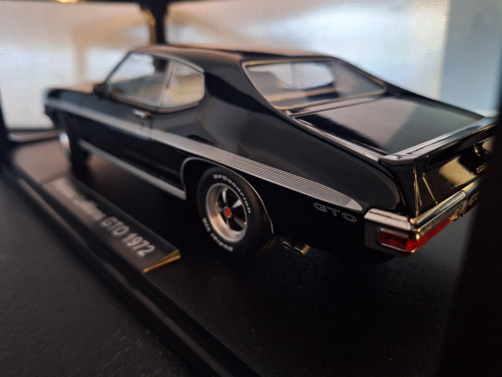 Pontiac Le Mans GTO 1972 Schaal 1:18, Overige merken, Auto, K&K, Ophalen of Verzenden