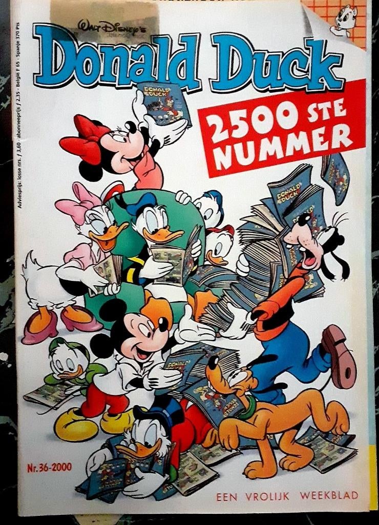 Donald Duck. Speciale 2500 nummer., Eén comic, Ophalen of Verzenden, Zo goed als nieuw, Europa