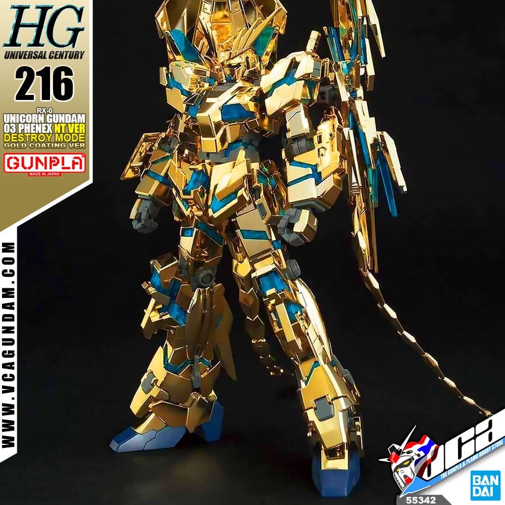 Rx-o Unicorn Gundam Phenex Gold Coating, Ophalen of Verzenden, Nieuw, Groter dan 1:35, Figuur of Figuren