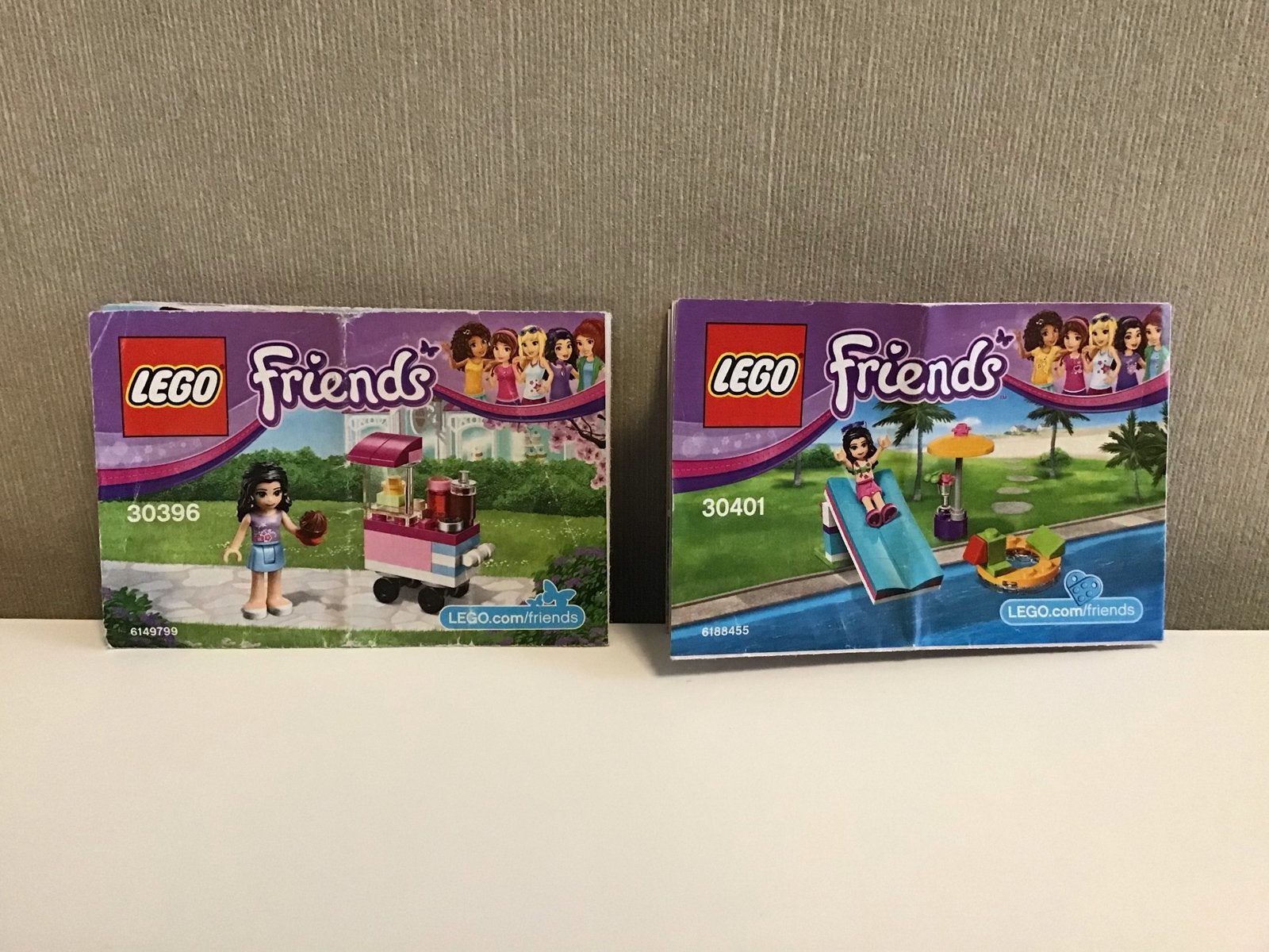 Lego Friends setjes 30396 en 30401, Gebruikt, Lego, Ophalen of Verzenden, Complete set