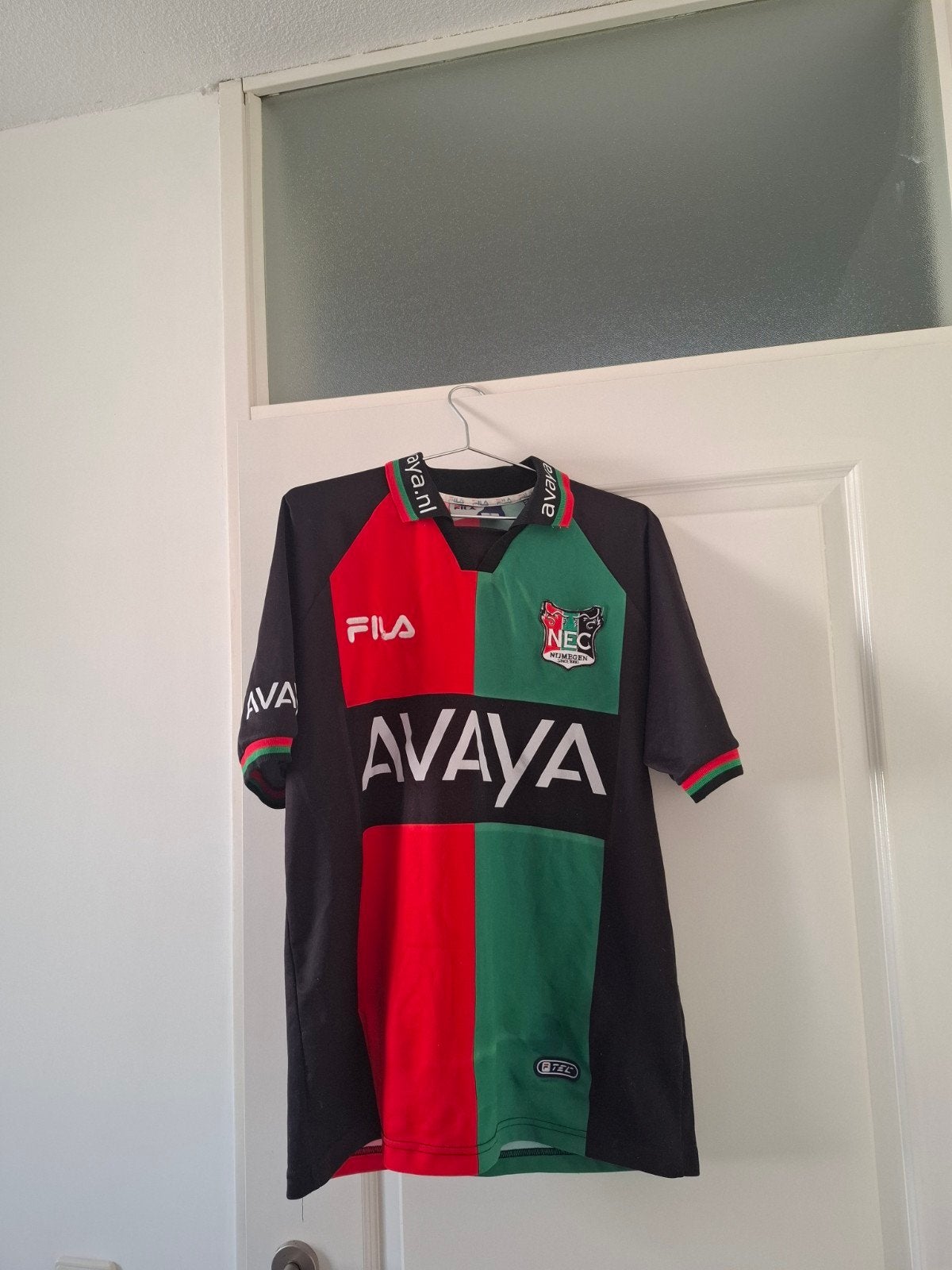 NEC Fila voetbalshirt maat S, Meerkleurig, Ophalen of Verzenden, Fila, Gedragen