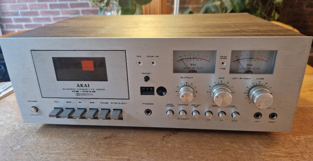 Akai cassettedeck CS-707D voor onderdelen, Verzenden, Enkel, Akai, Tape counter