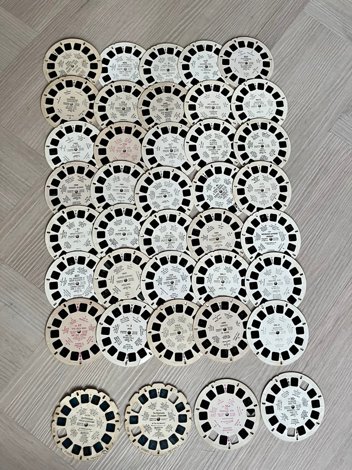 39 Viewmaster schijfjes, Ophalen of Verzenden