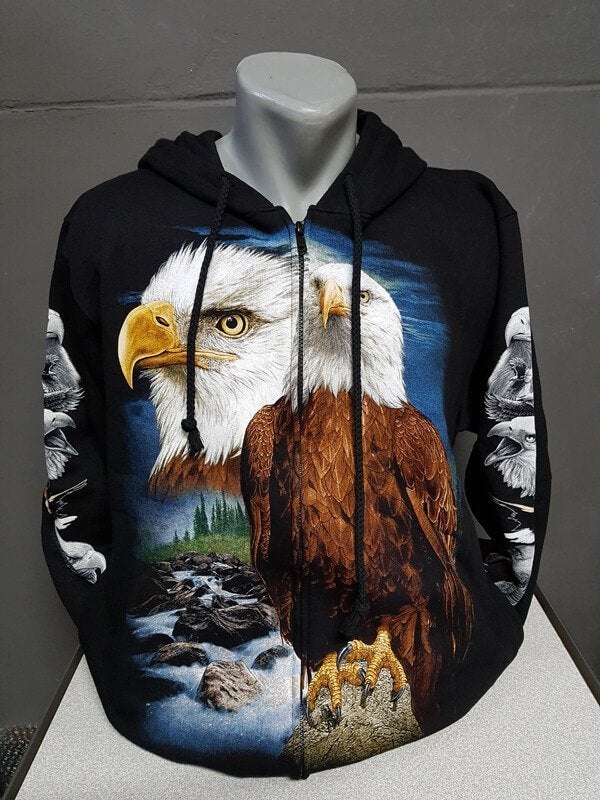 Zwart vest, Adelaars, printvest, Ophalen of Verzenden, Nieuw, Overige maten, Zwart