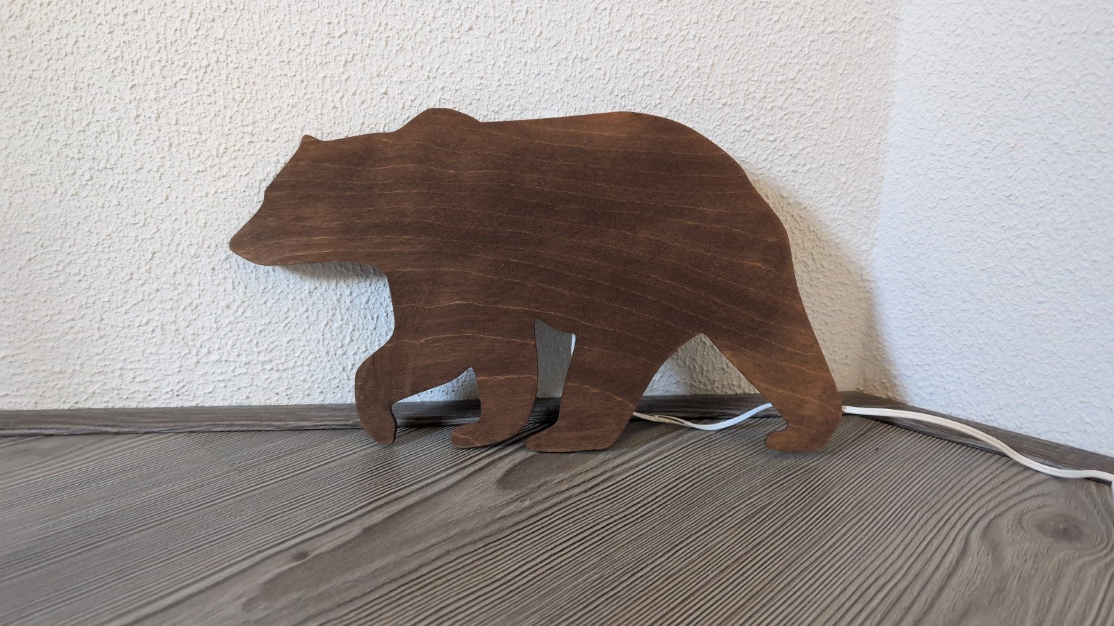wandlamp beer (32 cm), Bruin, Nieuw, Overige fittingen, Ophalen of Verzenden
