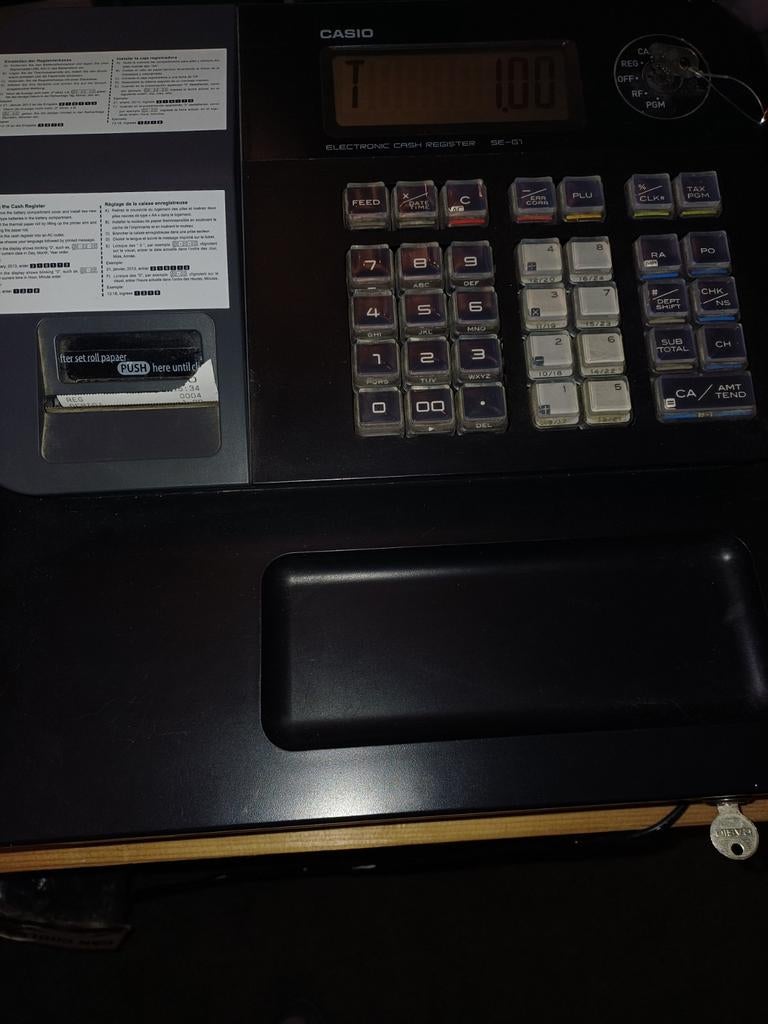 Casio SE-G1-1 Elektronische Kassa, Ophalen of Verzenden