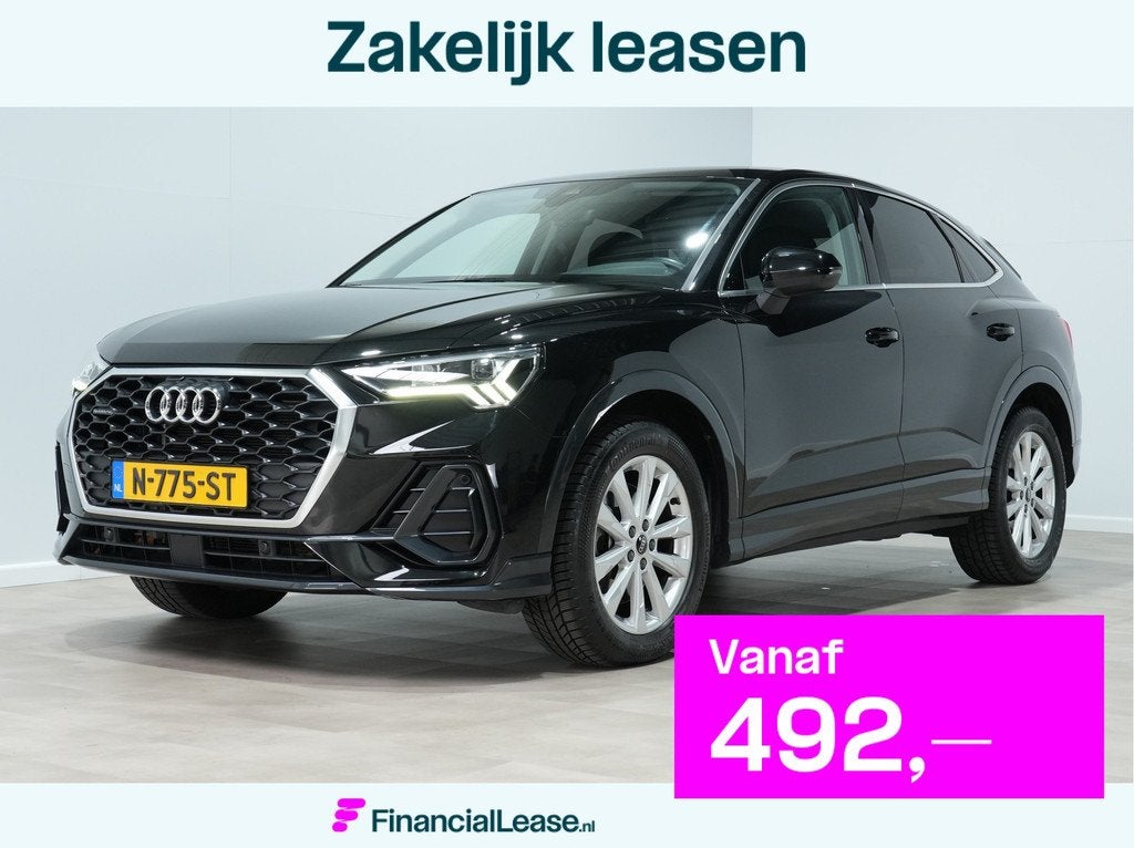 Audi Q3 Sportback 40 TFSI quattro Advanced Ed. | Matrix-LED, Automaat, 12 maanden, Gebruikt, Zwart