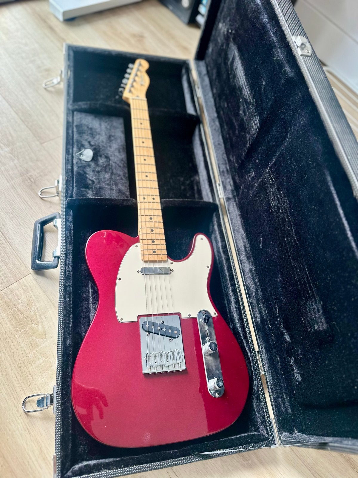 Fender Standard Telecaster MIM (2001) – Midnight Wine!, Ophalen of Verzenden, Gebruikt, Solid body, Fender