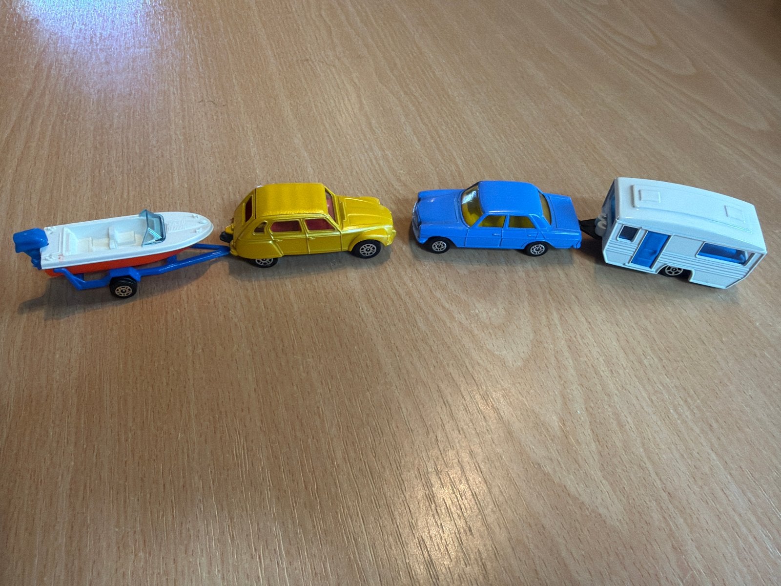 Corgi juniors citroen dyane mercedes 240d caravan boot, Ophalen of Verzenden, Nieuw