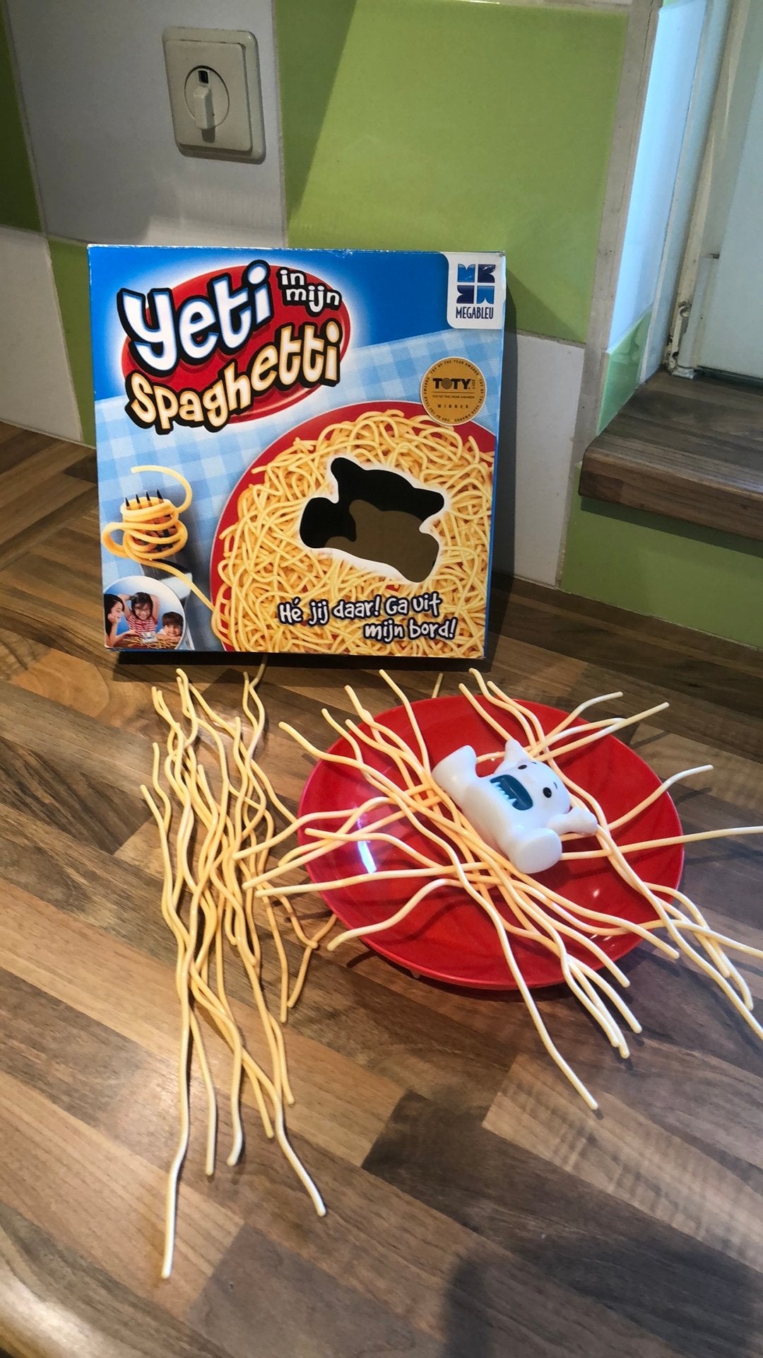 Yeti in mijn Spaghetti - Leuk familiespel!, Ophalen of Verzenden, Gebruikt