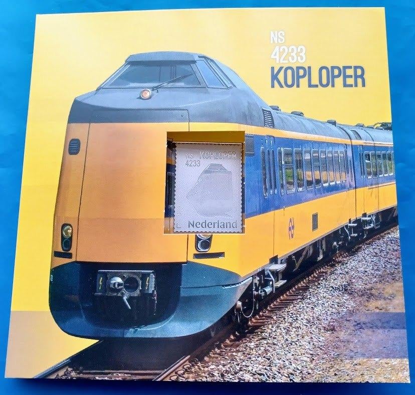 Zilveren postzegel NS 4233 Koploper, Verzenden, Na 1940, Postfris