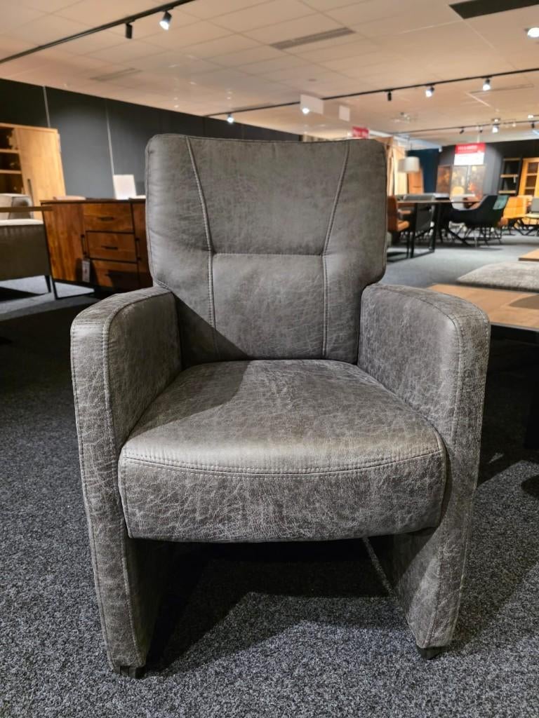 Luxe leren eetkamerstoelen - Grote korting - OP=OP, Zwart, Nieuw, Leer, Ophalen of Verzenden